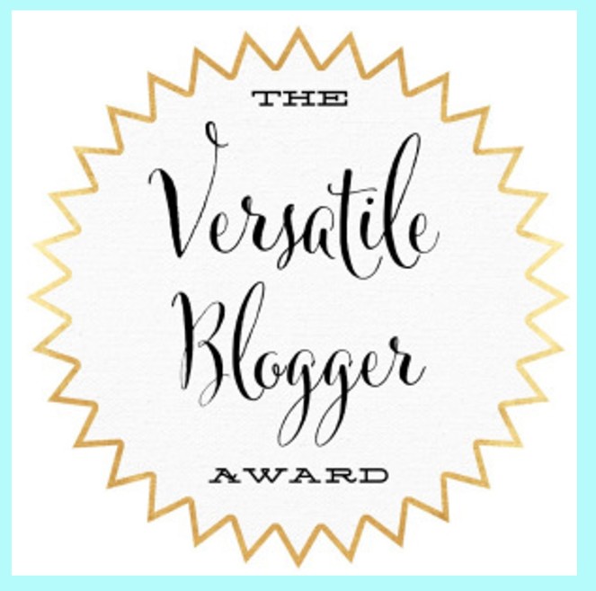 versatile blogger award turquoise