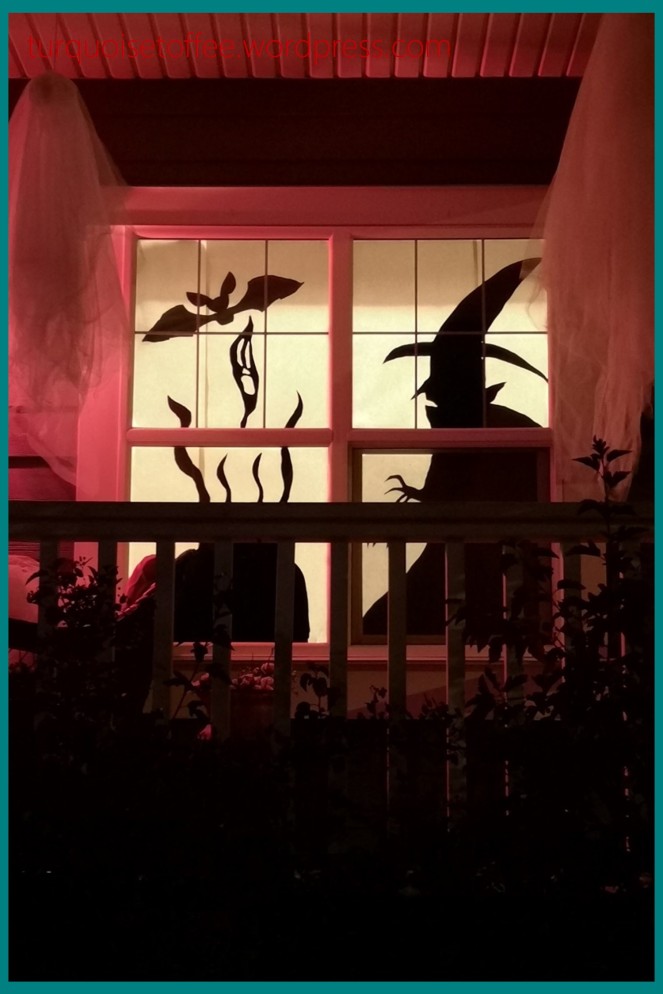 Halloween Window Silhouette DIY