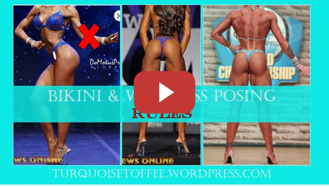 bikini & wellness posing rules