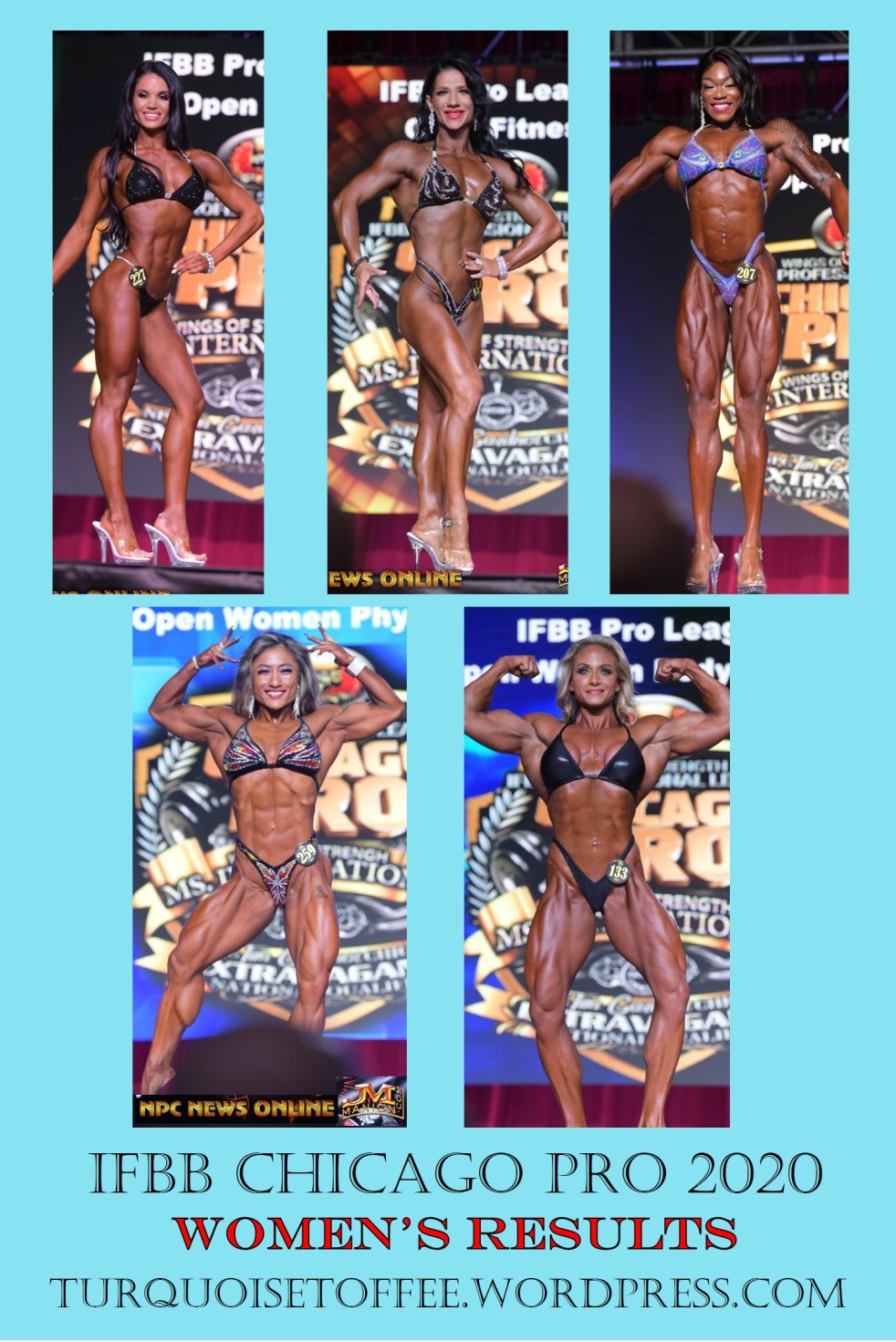 IFBB Chicago Pro 2020 Bikini Fitness Figure Womens Physique Bodybuilding Results