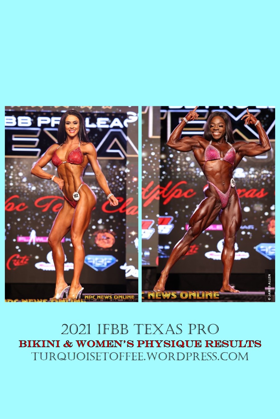 2021 IFBB Texas Pro Bikini and Women's Physique Results