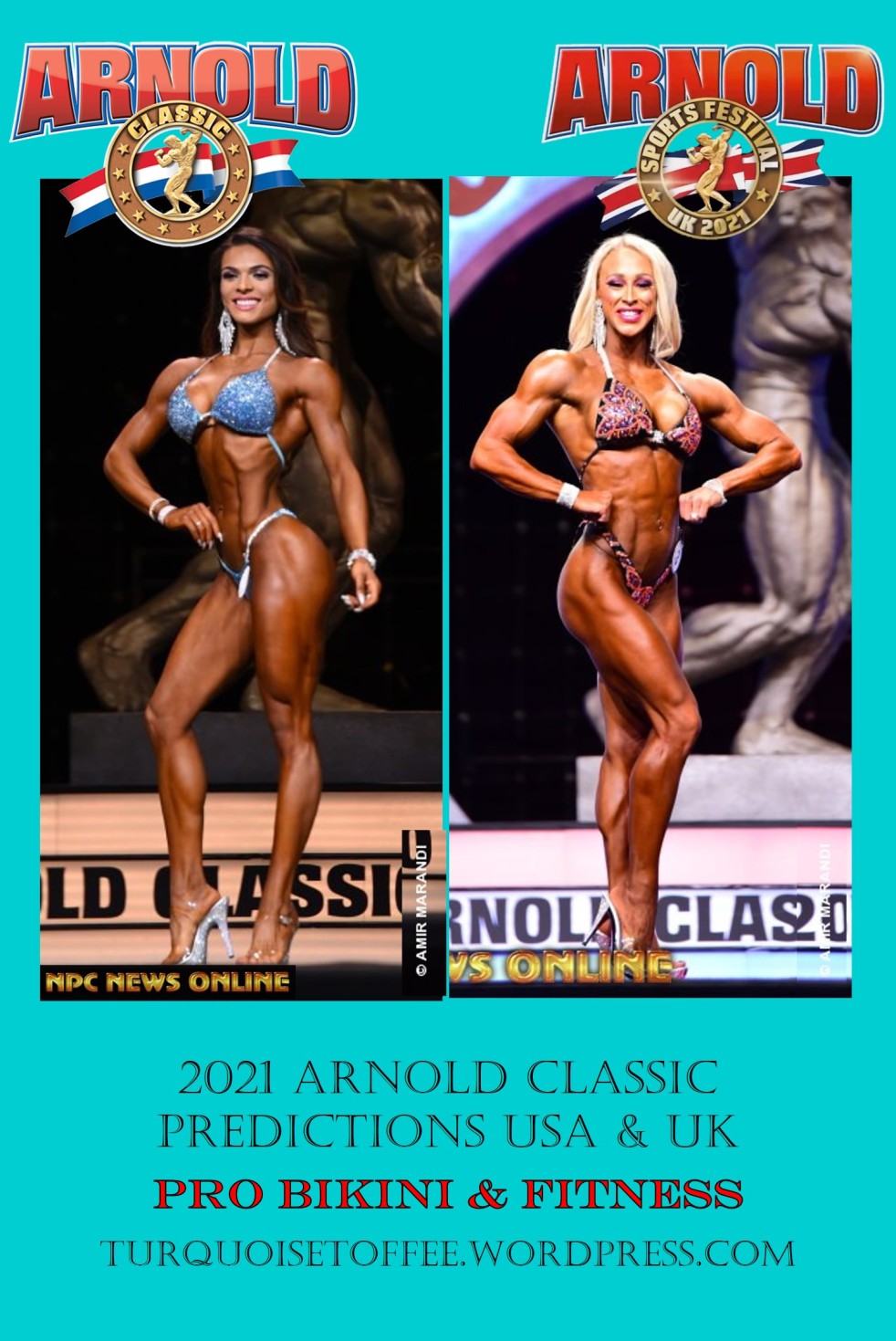 2021 Arnold Classic Predictions USA UK Pro Bikini and Fitness